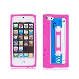 Retro Chic iPhone 5 Cassette Tape Silicone Case in Pink