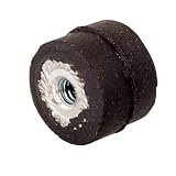 1.50 dia., 5/16-18 thds., 1.00 Lg., 170 Lbs Comp. Load, 40 Lbs. Shear load, Inch Double End Female/Female Natural Rubber Vibration Mount (1 Each)