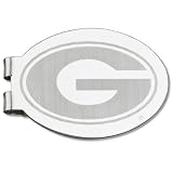 NCAA Laser Etched Silver Plated Money Clip