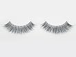 Criss Cross Black False Eyelashes Reusable Natural Human Hair with Adhesive