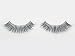 Criss Cross Black False Eyelashes Reusable Natural Human Hair with Adhesive