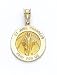 14K Rd St Jude Medallion - GHBC2089