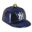 New York Yankees MLB Glass Baseball Cap Ornament (4")