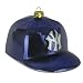 New York Yankees MLB Glass Baseball Cap Ornament (4")