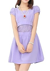 Vintage Bubble Dress General Print  Shirt  Dress