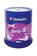 Verbatim 43551 16x DVD+R 4.7GB (Spindle Pack of 100)
