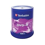 Verbatim - DVD+R - Cakebox de 100par Verbatim