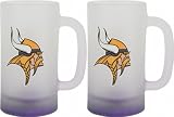 Minnesota Vikings Frosted Mug (16-Ounce, Set of 2)