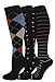 Ladies 3 Pair Pack Compression Socks (Assorted II)