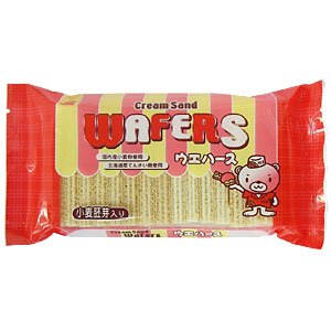 健康フーズ クリームサンドウエハース 　16枚×１０個セット