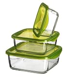 Produkt-Bild: Luminarc 923323 Vorratsdosenset quadratisch 3-teilig Keep mit je 1 Vorratsdose 36 cl, 1 Vorratsdose 72 cl und 1 Vorratsdose 117 cl