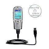 USB Sync Charge Cable for HTC Tanager with Bastens Help CD