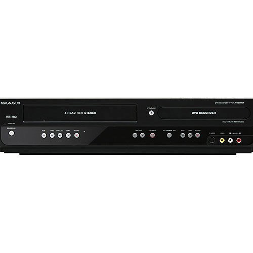 Remanufactured Magnavox ZV427MG9 DVD Recorder and 4-Head Hi-Fi VCR with Line-In Recording