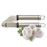 HomeStart Stainless Steel Garlic Press