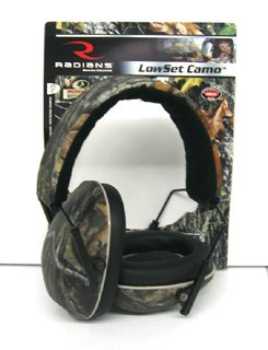 New Radians Lowset Camo Muff Mo Break Up Lowset Earmuffs Foam Filled Cushion Padding Adjustable