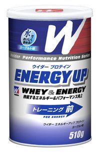 Cover image : ウイダーエネルギーアッププロテインヨーグルト味510g