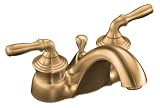 Tools & Hardware : KOHLER K-393-4-BV Devonshire Centerset Lavatory Faucet, Vibrant Brushed Bronze