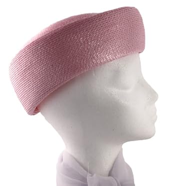 Chic Pill Box Hat - Retro Style Straw Hat