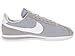 Nike Men's Cortez Basic Nylon Wolf Grey/White/Mtllc Silver Casual Shoe 10 Men US