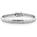 Sterling Silver 7.5mm Diamond Cut Bracelet 7