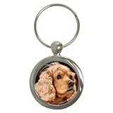 Cocker Spaniel Key Chain (Round)