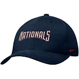 Nike Washington Nationals Navy Blue Swoosh Flex Fit Hat