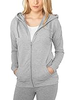 Urban Classics Sudadera con Cierre (Gris)