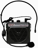 Hisonic HS161 Rechargeable Waistband Voice Amplifier, Black