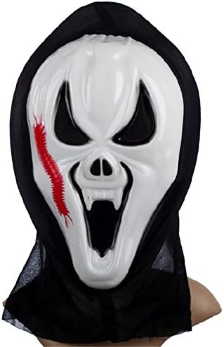 DG Collection Halloween Costume Unisex Scary Masks Diff Styles (Centipede Face Mask)