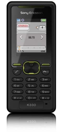 Sony Ericsson - K330 - Téléphone portable - Appareil photo VGA - Radio FM RDS - Bluetooth - Noir et vert
