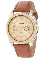 XOXO Womens XO3368 Brown Croco Band Watch
