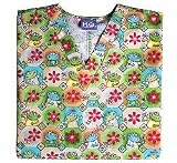 Scrub Top - Cherokee Medical Uniform Frog Friends (XS-5X)