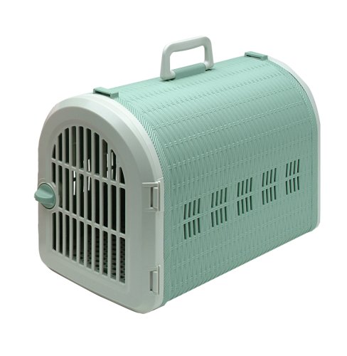 IRIS Pet Carrier for Dog or Cat, Green