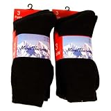 Outdoor Living : 6 Pairs Mens Black Extra Warm Thermal Socks Brand New