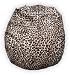 MicroFibres Leopard Bean Bag Chair