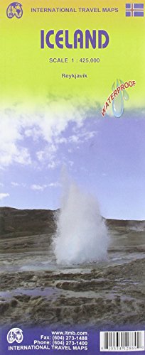 Iceland Travel Reference Map 1:425,000- 2013*** (International Travel Maps)