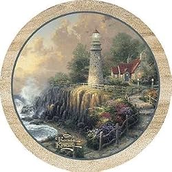 The Light of Peace by Thomas Kinkade Sandstone Thirstystone Coasters