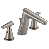 Delta Faucet 3582-SS Rhythm Two-Handle Widespread Bath Faucet, Brilliance Stainless