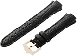 TechnoMarine 2850G NeoClassic 12-mm Black Alligator Leather Strap with Single-Buckle