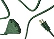 Westinghouse Green 3-Prong Outdoor Power Cord with 3-Outlet Block - 22'