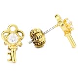 Juicy Couture Icons Gold Key Stud Earrings
