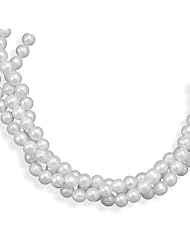 18 Inch+2 Inch Multistrand Cultured Freshwater Pearl Necklace