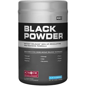 M.R.I. Black Powder, Blue Raspberry, 3-pound Tub