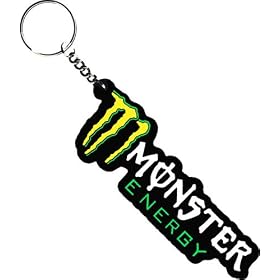 Keyring " Monster Energy " Green & Yellow