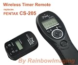 RainbowImaging Wireless LCD Timer Remote Control for Pentax K20D K200D K100D K110D K10D k110D ist DS2 ist DL2 & Samsung GX-20 GX-10 GX-1S GX-1L replaces PENTAX CS-205
