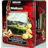 Walkers Premium Shortbread Selection 4 Varieties Gift Tin Net Wt 4.6 lb (2.1 Kg)