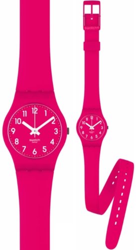 Swatch Pink Berry Plastic Ladies Watch LR123