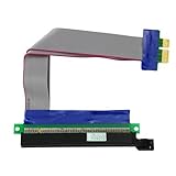 A1store PCI-E Express 16X to 1X Riser Card Adapter Flex Extension Cable