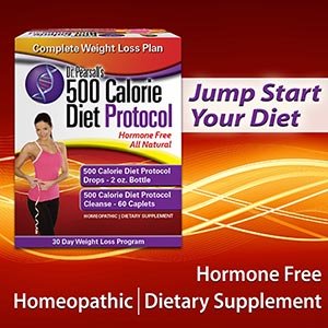 Dr. Pearsall's 500 Calorie Diet Protocol Includes 