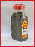 MINT FRESHLY PACKED IN LARGE JARS, spices, herbs, seasonings